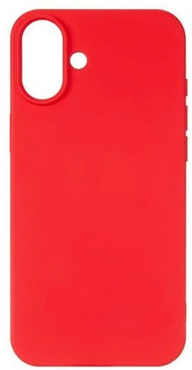 Beline Dėklas Silicone Apple iPhone 16 6.1″ raudono spalvos