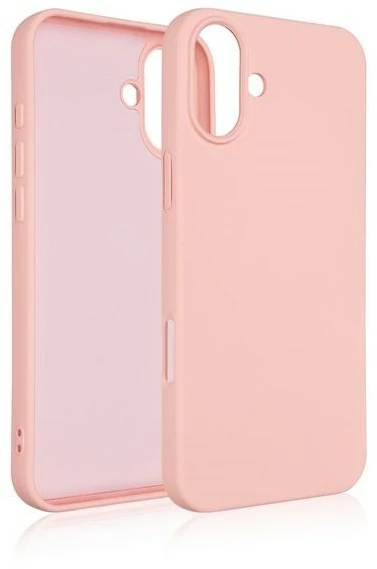 Beline Dėklas Silicone Apple iPhone 16 6.1″ rožinio aukso spalvos