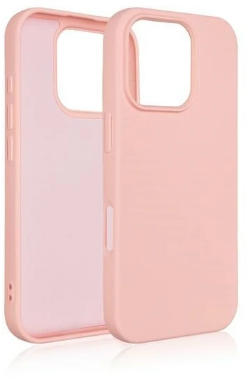 Beline Dėklas Silicone Apple iPhone 16 Pro 6.3″ rožinio aukso spalvos