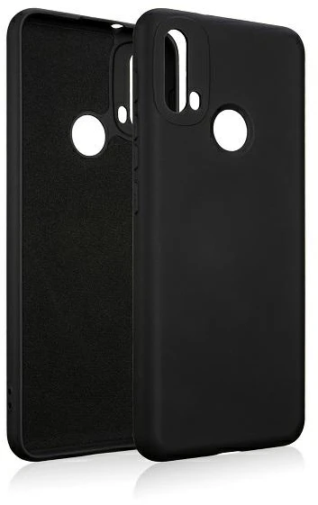 Beline Silicone Dėklas Motorola Moto E20 juodos spalvos