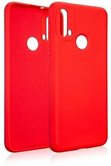 Beline Silikoninis Motorola Moto E40 dėklas telefonui raudonos spalvos
