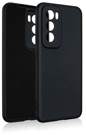 Beline Silicone Dėklas Oppo Reno 12 Pro 5g juodos spalvos