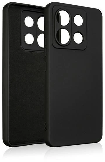 Beline Silicone Dėklas Poco X6 juodos spalvos