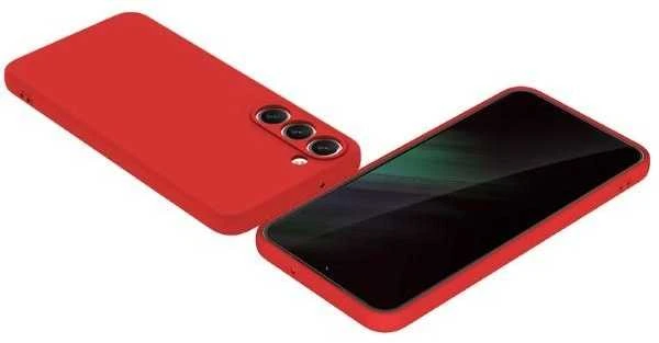 Beline Silikoninis Samsung Galaxy S23 S911 dėklas telefonui raudonos spalvos