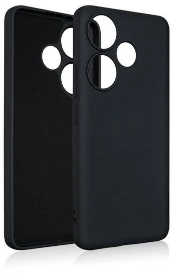 Beline Silicone Dėklas Xiaomi Poco F6 juodos spalvos