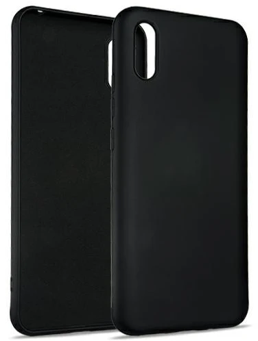 Beline Dėklas Silicone Xiaomi Redmi 9A juodos spalvos