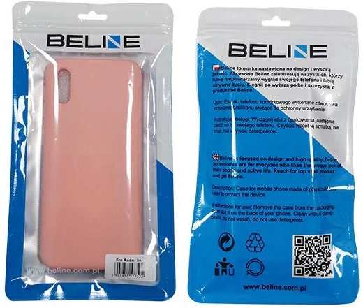Beline Dėklas Silicone Xiaomi Redmi 9A rožinio aukso spalvos