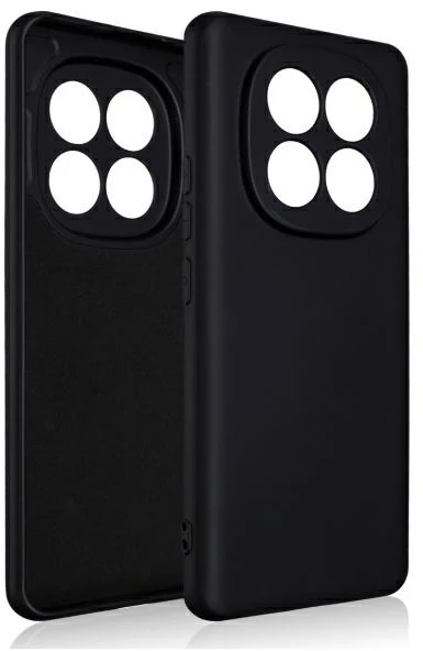 Beline Silicone Dėklas Xiaomi Redmi Note 14 Pro Plus 5G juodos spalvos