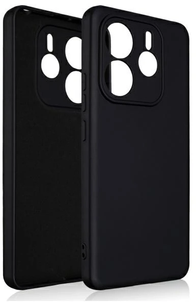 Beline Silicone Dėklas Xiaomi Redmi Note 14 5G juodos spalvos
