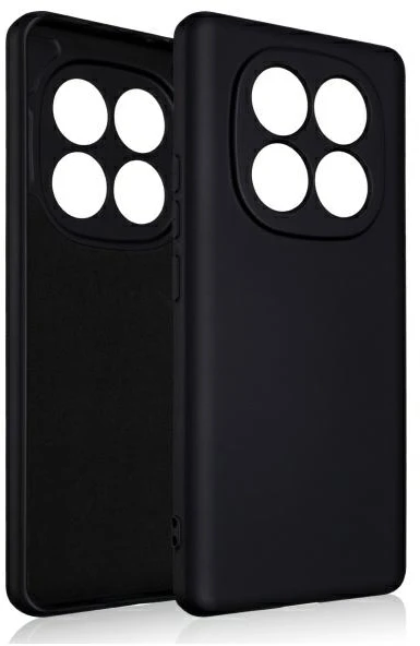 Beline Silicone Dėklas Xiaomi Redmi Note 14 Pro 5G juodos spalvos