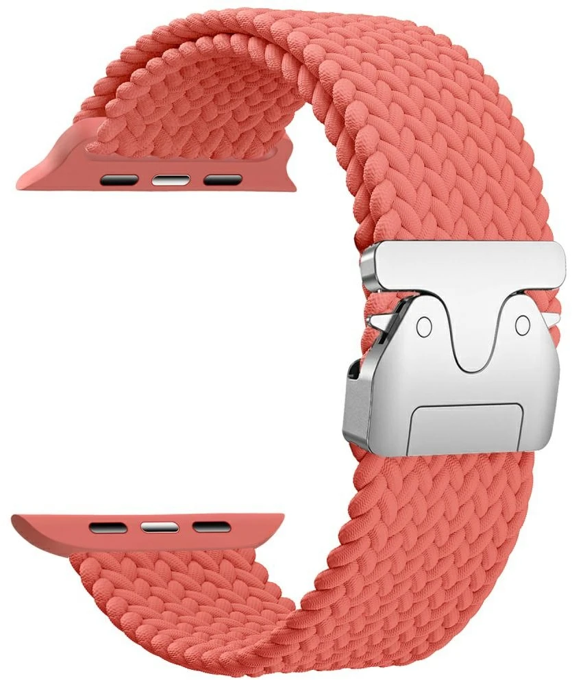 Beline Woven Nylon Parachute apyrankė for Apple Watch 38/40/41mm Rose Raudona