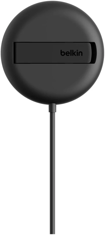 Belkin BoostCharge Pro magnetinė belaidė įkrovimo stotelė 15W – MagSafe ir Qi2 – Juoda