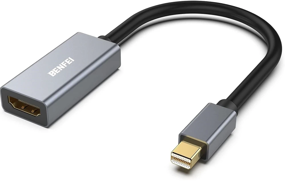 BENFEI adapteris mini DisplayPort į HDMI pilkas