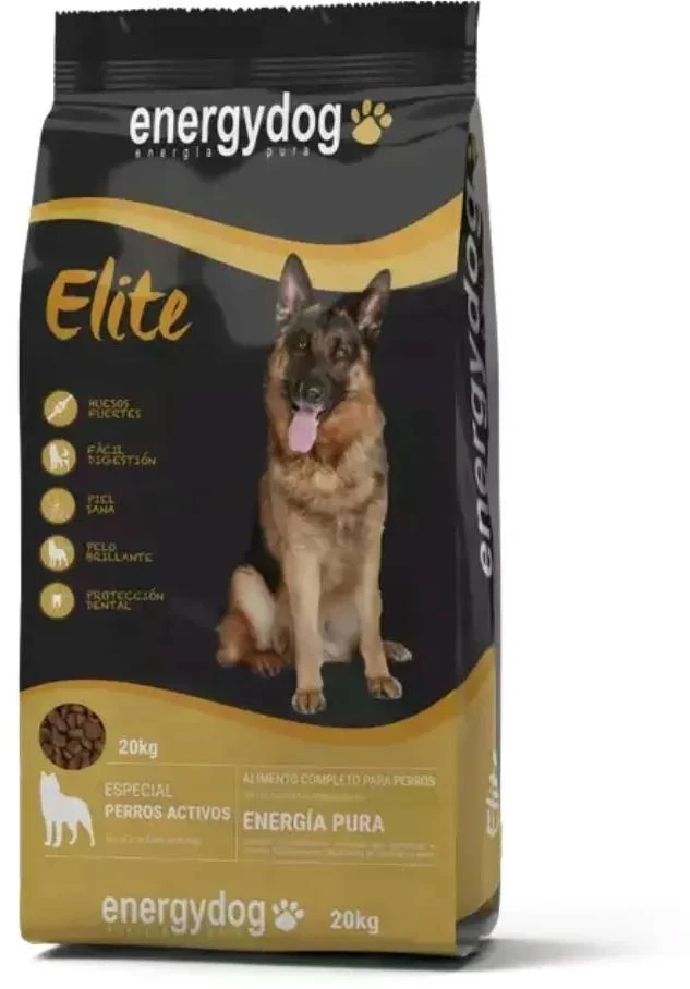 Sausas šunų maistas - ENERGYDOG Elite Padidinta veikla (HURTOWNIA KARM, 32% baltymų, 20% riebalų)