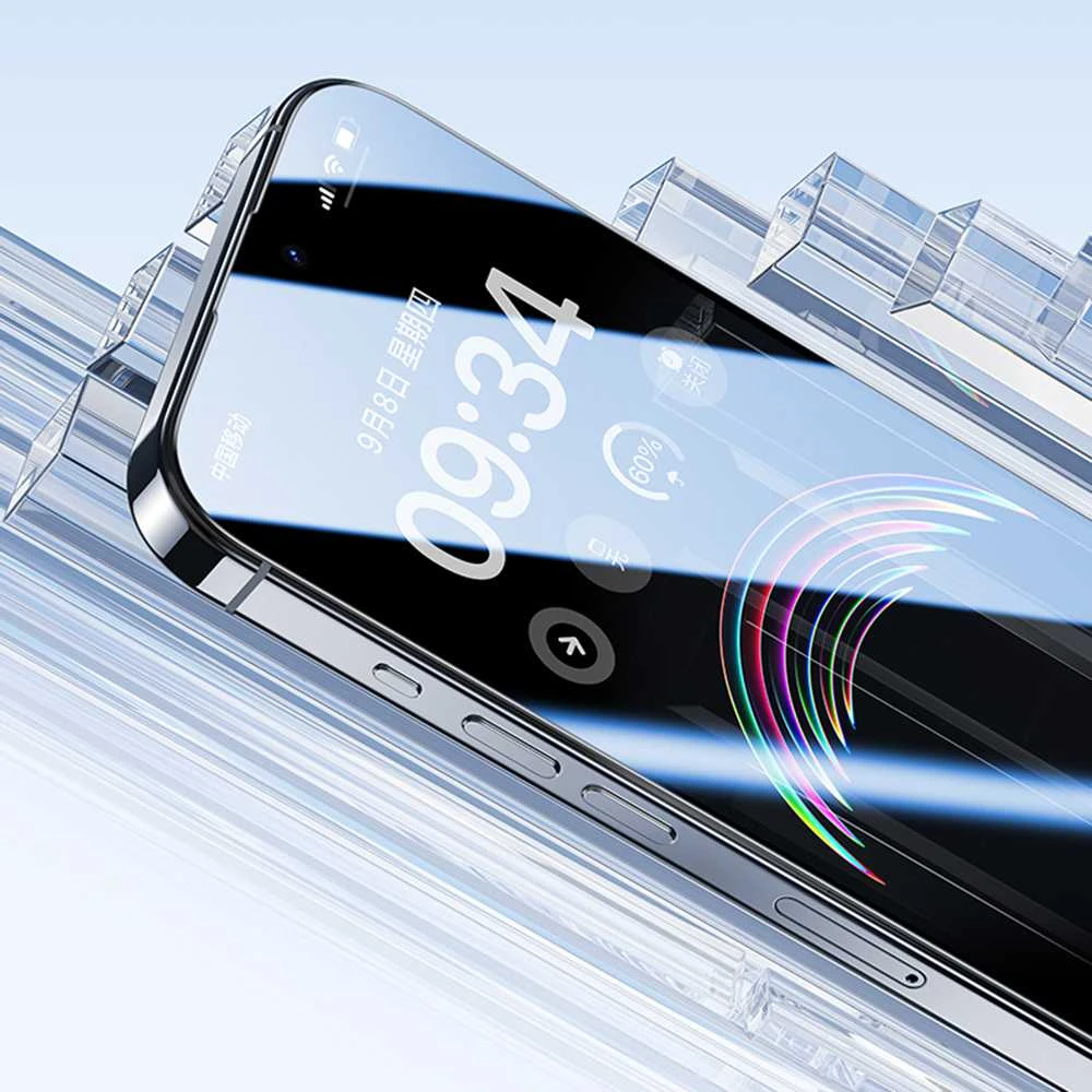 Benks Apsauginis stiklas Air Shield HD Glass (T068) skirtas Apple iPhone 17 Air juodas – 10 vnt