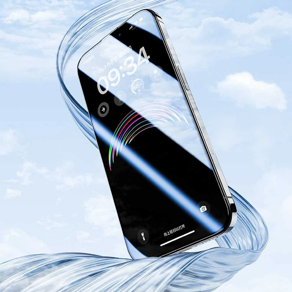 Benks Apsauginis stiklas Air Shield HD Glass (T068) skirtas Apple iPhone 17 Air juodas – 10 vnt