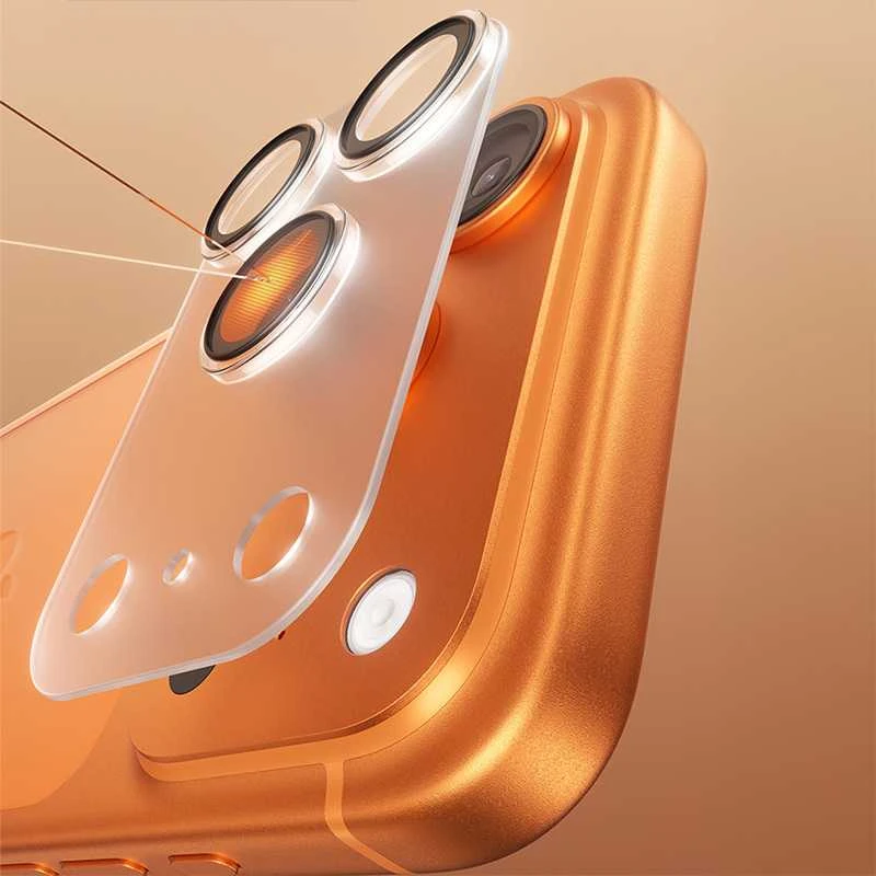 Oem Benks Apsauginis stiklas Air Shield Matte Integrated Lens Protector (C067) skirtas Apple iPhone 17/16 (lens 2 pieces) transparent