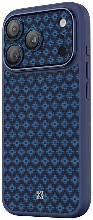 Benks Apsauginis stiklas Armor Warrior Lens (BE69) skirtas iPhone 17 Pro ArmorGrid mėlynas (camera island)