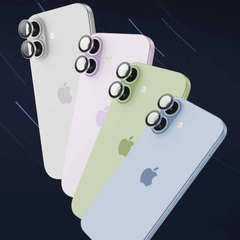 Benks Apsauginis stiklas DR Sapphire Lens Protector on camera skirtas Apple iPhone 17 Air (lens 1 vnt) sidabrinis