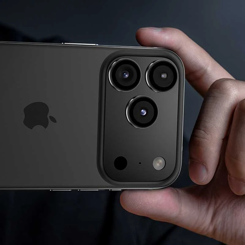 Benks Apsauginis stiklas DR Sapphire Lens Protector telefonui skirtas Apple iPhone 17 Air (objektyvui 1 vnt) juodas