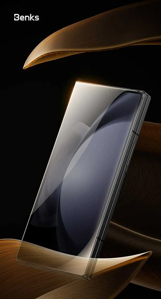 Benks Apsauginis stiklas Glass Warrior HD skirtas Samsung Galaxy Z Fold 6 juodos spalvos