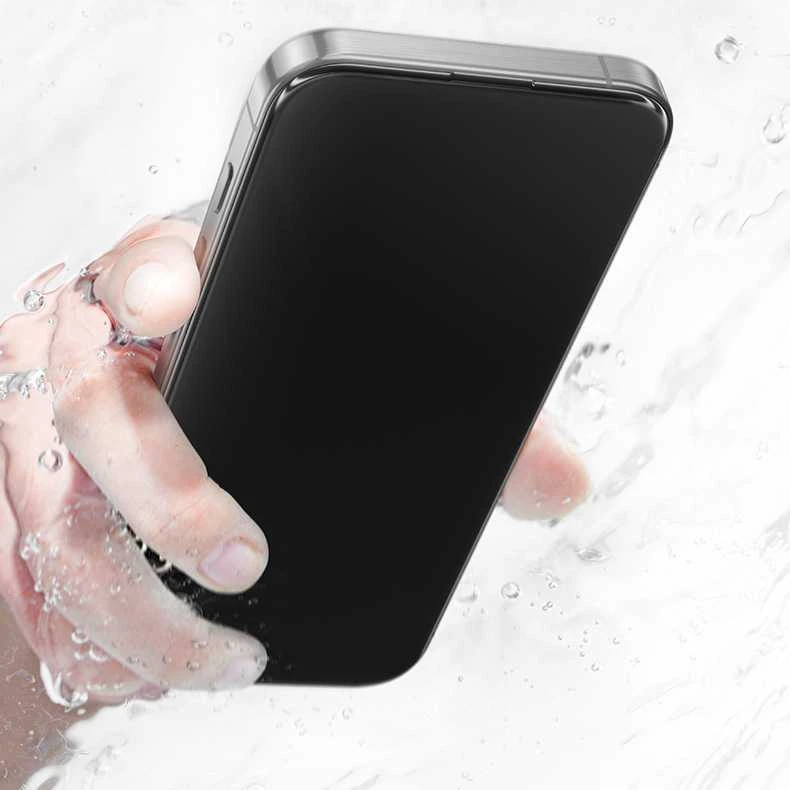 Benks Apsauginis stiklas Glass Warrior HD (AS66), skirtas iPhone 16 Pro Max, juodas