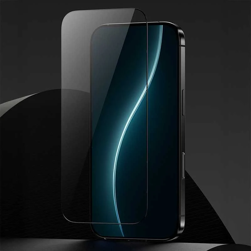 Benks Apsauginis stiklas Glass Warrior HD skirtas Apple iPhone 17/16 Pro juodas