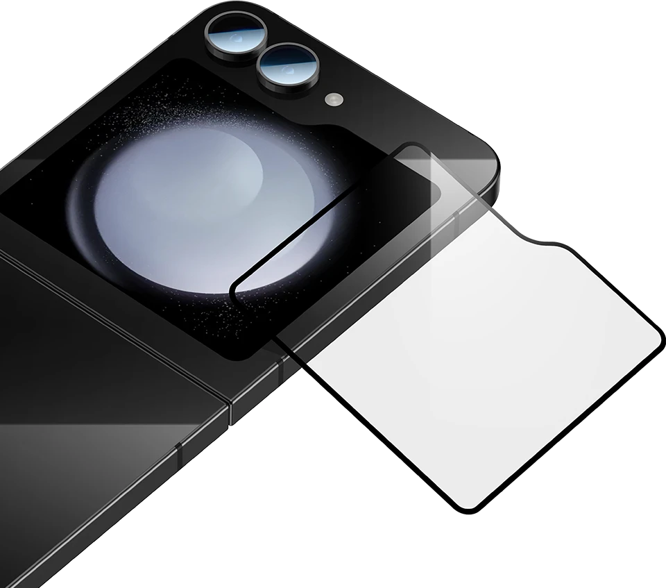 Benks Apsauginis stiklas Glass Warrior HD skirtas Samsung Galaxy Z Flip 6 juodos spalvos