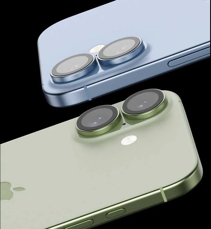 Benks Apsauginis stiklas Glass Warrior Lens Protector on camera skirtas Apple iPhone 17 (lens 2 vnt) lavender