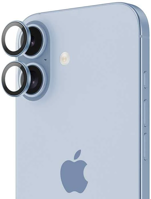 Benks Apsauginis stiklas Glass Warrior Lens Protector on camera skirtas Apple iPhone 17 (lens 2 vnt) light mėlynas