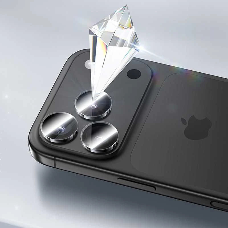 Oem Benks Apsauginis stiklas Glass Warrior Lens Protector telefonui skirtas Apple iPhone 17 Pro/17 Pro Max (objektyvui 3 vnt) transparent