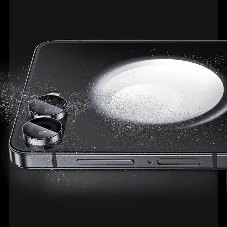 Benks Apsauginis stiklas Glass Warrior Lens Protector telefonui skirtas Samsung Galaxy Z Flip 7 (objektyvui 2 vnt) transparent