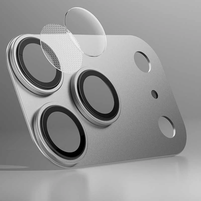 Benks Apsauginis stiklas Glass Warrior Metal Integrated Lens Protector (C069) skirtas Apple iPhone 17 Pro (lens 3 pieces) baltas