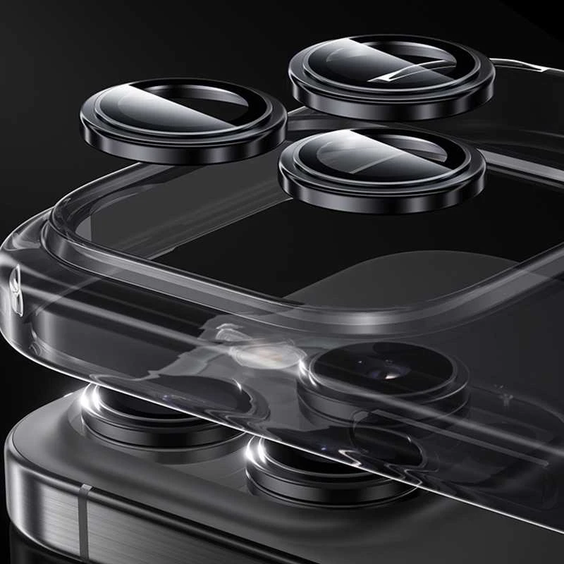 Benks Apsauginis stiklas Glass Warrior Metal Lens Protector telefonui skirtas Apple iPhone 17 Air (objektyvui 1 vnt) juodas