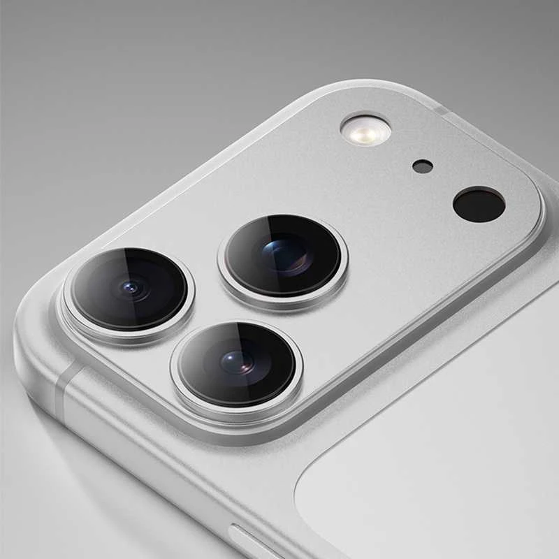 Benks Apsauginis stiklas Glass Warrior Metal Integrated Lens Protector (C069) skirtas Apple iPhone 17 Pro (lens 3 pieces) baltas