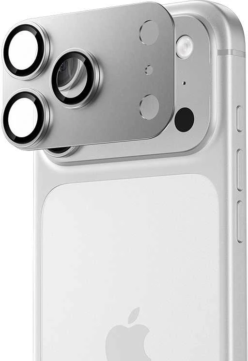 Benks Apsauginis stiklas Glass Warrior Metal Integrated Lens Protector (C069) skirtas Apple iPhone 17 Pro (lens 3 pieces) baltas