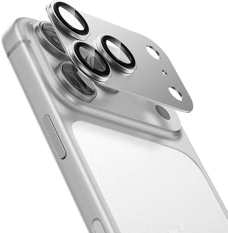 Benks Apsauginis stiklas Glass Warrior Metal Integrated Lens Protector (C069) skirtas Apple iPhone 17 Pro (lens 3 pieces) baltas