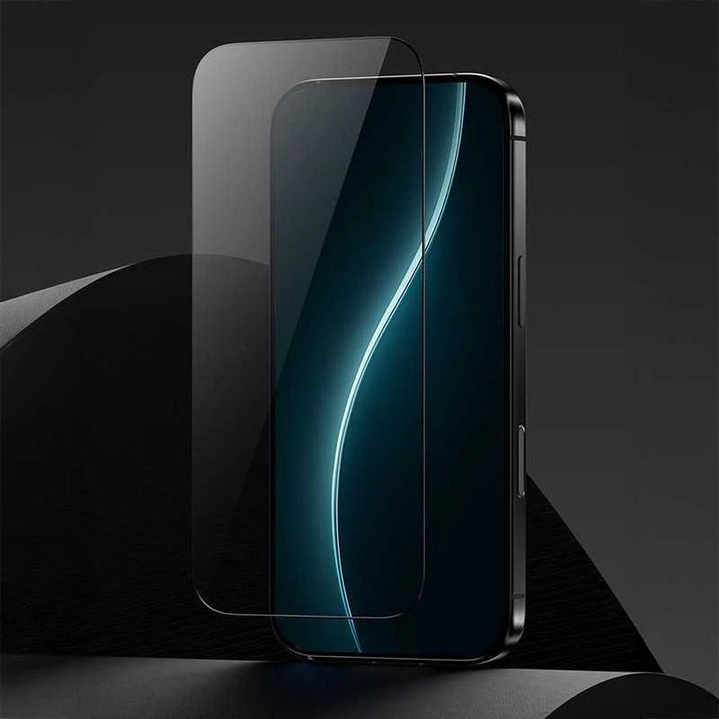 Benks Apsauginis stiklas Glass Warrior Sapphire Coating skirtas Apple iPhone 17 Air juodas