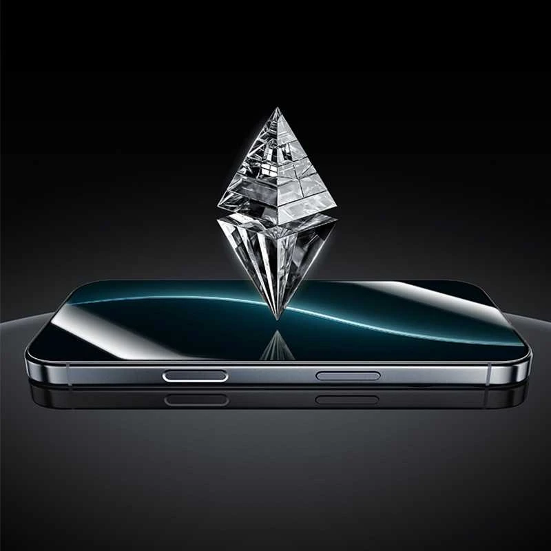 Benks Apsauginis stiklas Glass Warrior Sapphire Coating skirtas Apple iPhone 17 Pro Max juodas