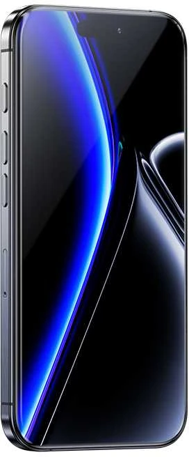 Benks apsauginis stiklas Glass Warrior Sapphire Coating (LS65) skirtas Apple iPhone 16 Pro Max juodos spalvos (Thin Edge)