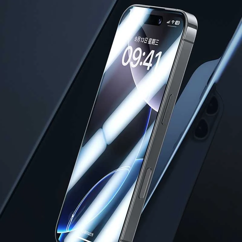 Benks Apsauginis stiklas Joy Touch Matte Glass (M068) skirtas Apple iPhone 17 Air juodas