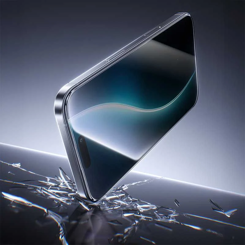 Benks Apsauginis stiklas Ultra Shield Privacy Glass (FF67) skirtas Apple iPhone 17/16 Pro juodas