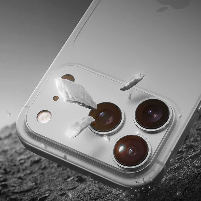 Benks Apsauginis stiklas Warrior Metal Integrated Lens Protector (C069) skirtas Apple iPhone 17 Pro (lens 3 vnt) oranžinės spalvos