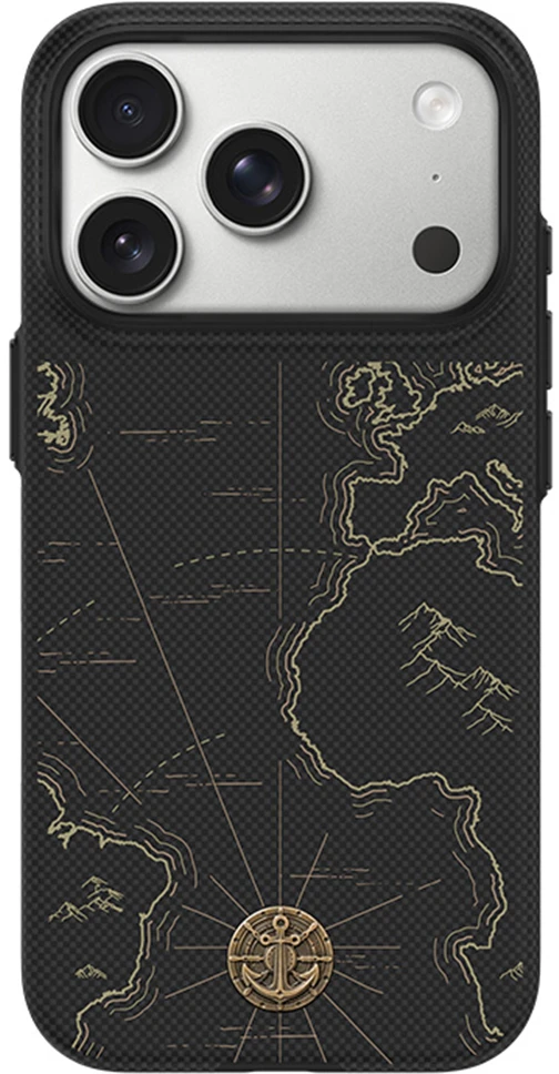 Benks ArmorEdge X1 Air Navigator Kevlar Dėklas (C.K.FL.AP.SJ.0069) iPhone 18 Pro/17 Pro juodos spalvos