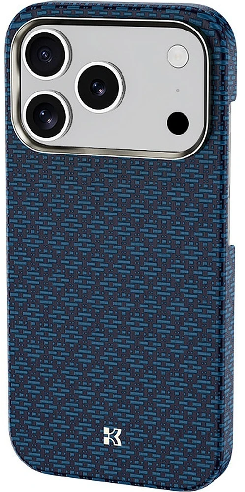 Benks Dėklas Magnetic Armor Air Armor Grid Kevlar Metal Frame 600D (C.K.FL.AP.BE.0073) do Iphone 18 Pro Max/17 Pro Max mėlyna
