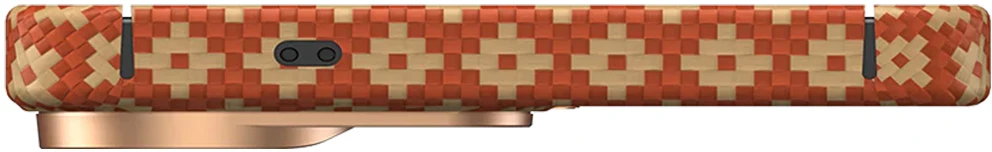 Benks Dėklas Magnetic Armor Air Armor Grid Kevlar Metal Frame 600D (C.K.FL.SA.GD.A050) skirta Samsung Galaxy S26 Ultra FORTUNE oranžinės spalvos