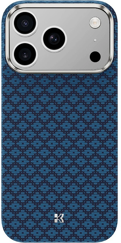 Benks Dėklas Magnetic Armor Air Armor Grid Kevlar Metal Frame 600D (C.K.FL.AP.BE.0073) do Iphone 18 Pro Max/17 Pro Max mėlyna