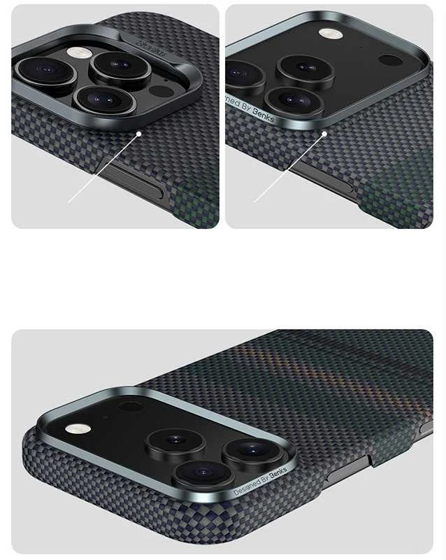 Benks Dėklas Magnetic Armor Air Aurora Kevlar 600D (0067) skirtas Apple iPhone 17
