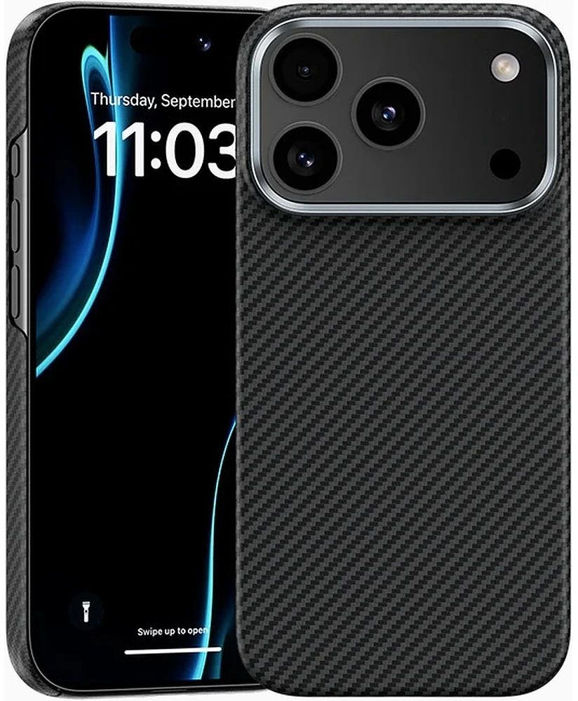 Benks Dėklas Magnetic Armor Air Kevlar Metal Frame 600D (C.K.FL.AP.BK.A073) do Iphone 18 Pro Max/17 Pro Max
