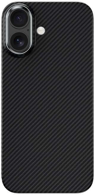 Benks Dėklas Magnetic Armor Air Kevlar Metal Frame 600D (0067) skirtas Apple iPhone 17 juodos spalvos